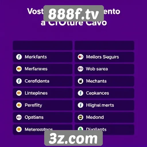 Métodos de pagamento aceitos no 888f.tv