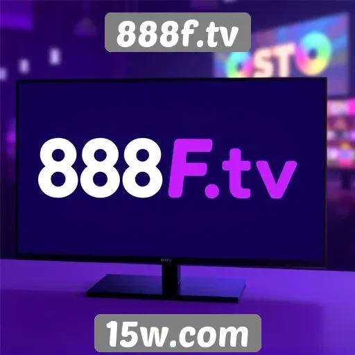 Entretenimento ao vivo em 888f.tv gera interesse
